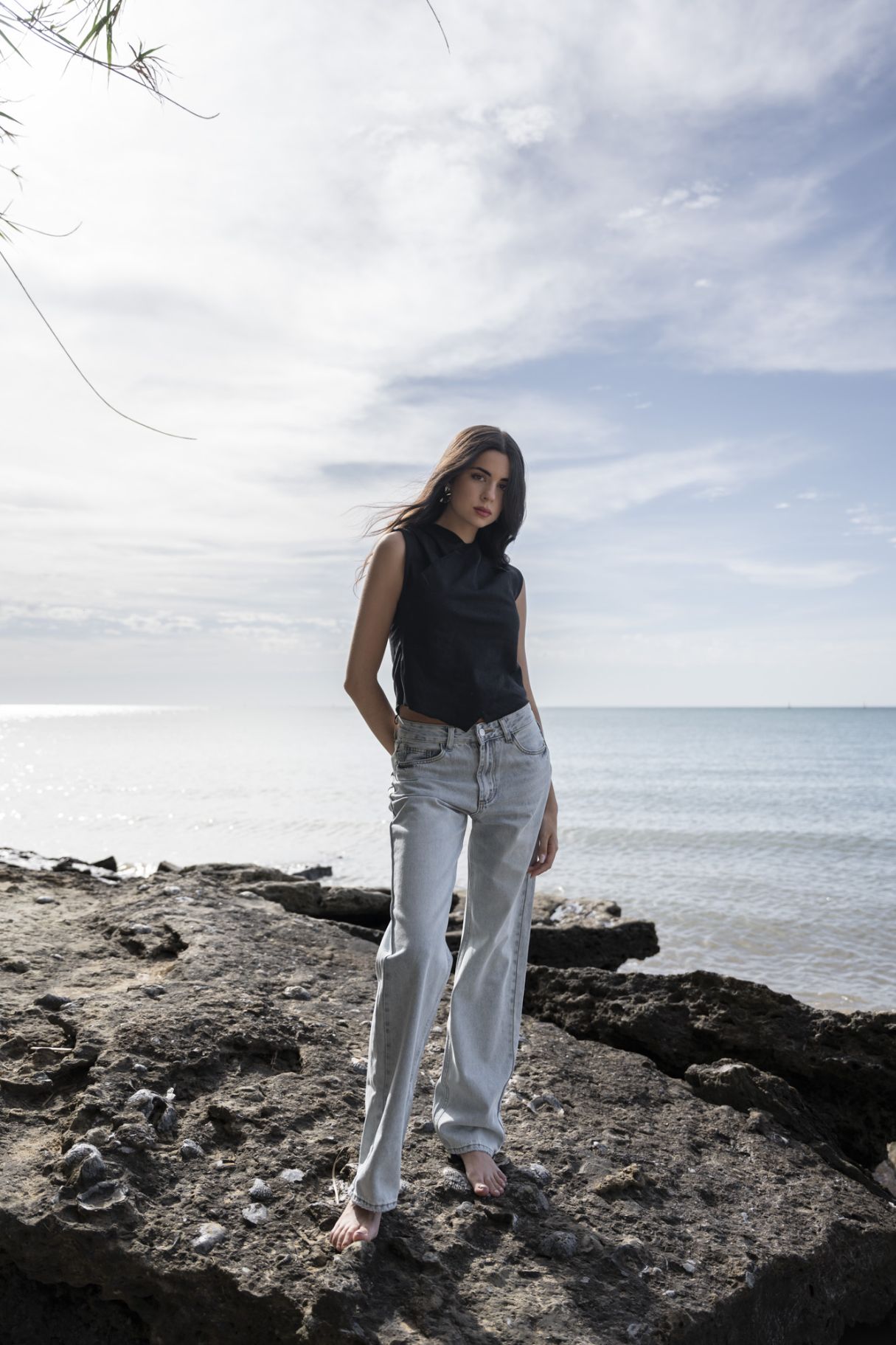 Jeans wide leg, pantalones vaqueros para mujer de Emarola & Co