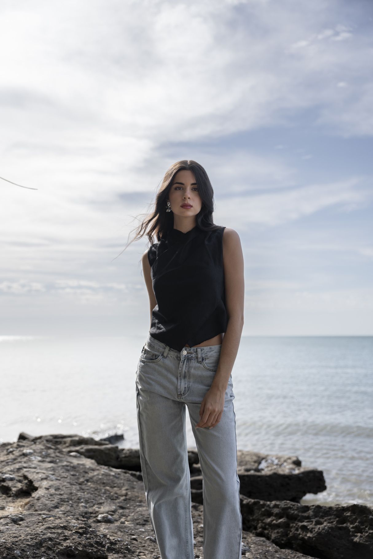 Jeans wide leg, pantalones vaqueros para mujer de Emarola & Co