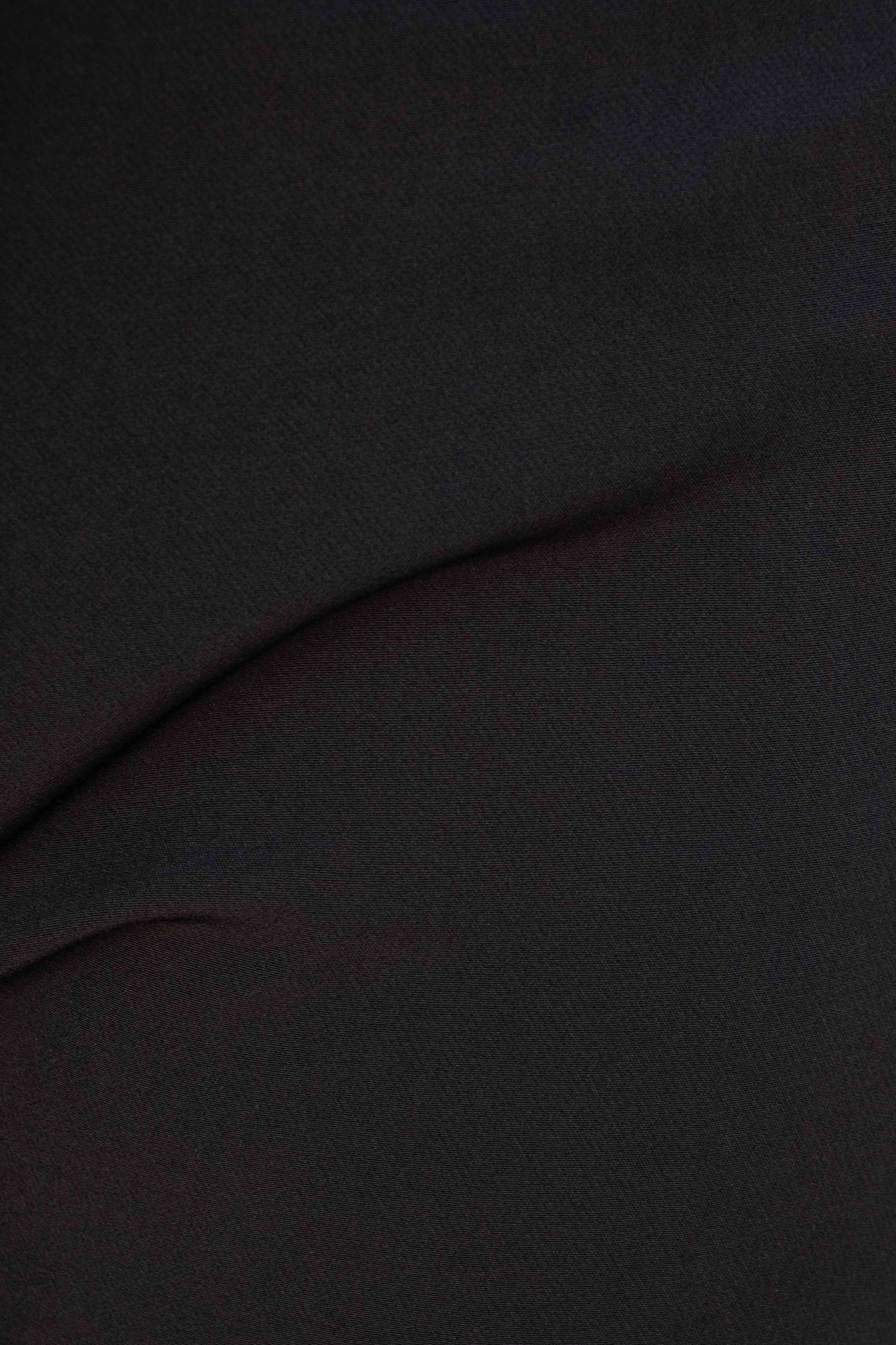 Pantalón negro básico corte recto formal para mujer