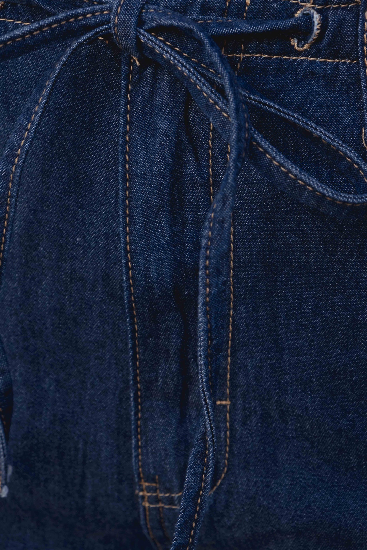 Pantalón fluido de tiro alto efecto denim vaquero para mujer, pantalón holgado ligero y cómodo de pierna ancha casual de verano
