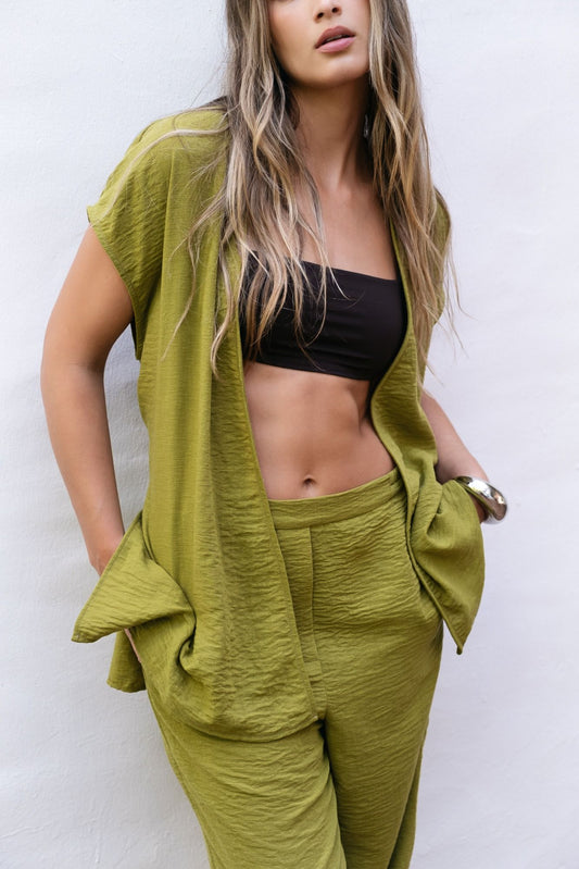 Pantalón Fluido Con Elástico