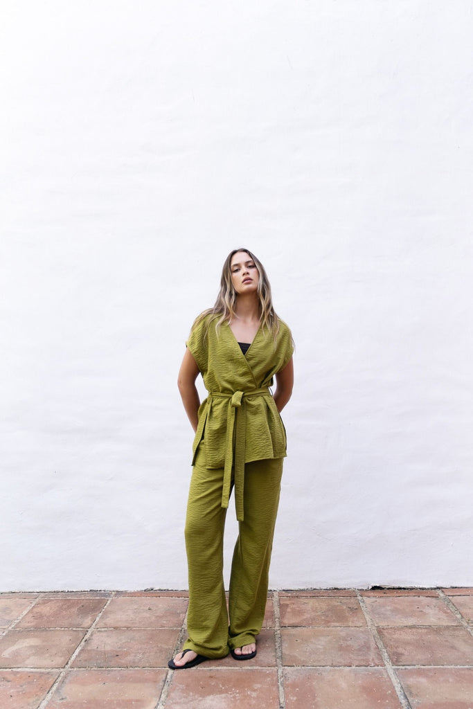 Pantalón Fluido Con Elástico