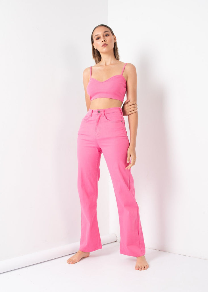 Top Canalé Frunces Detalle de Escote