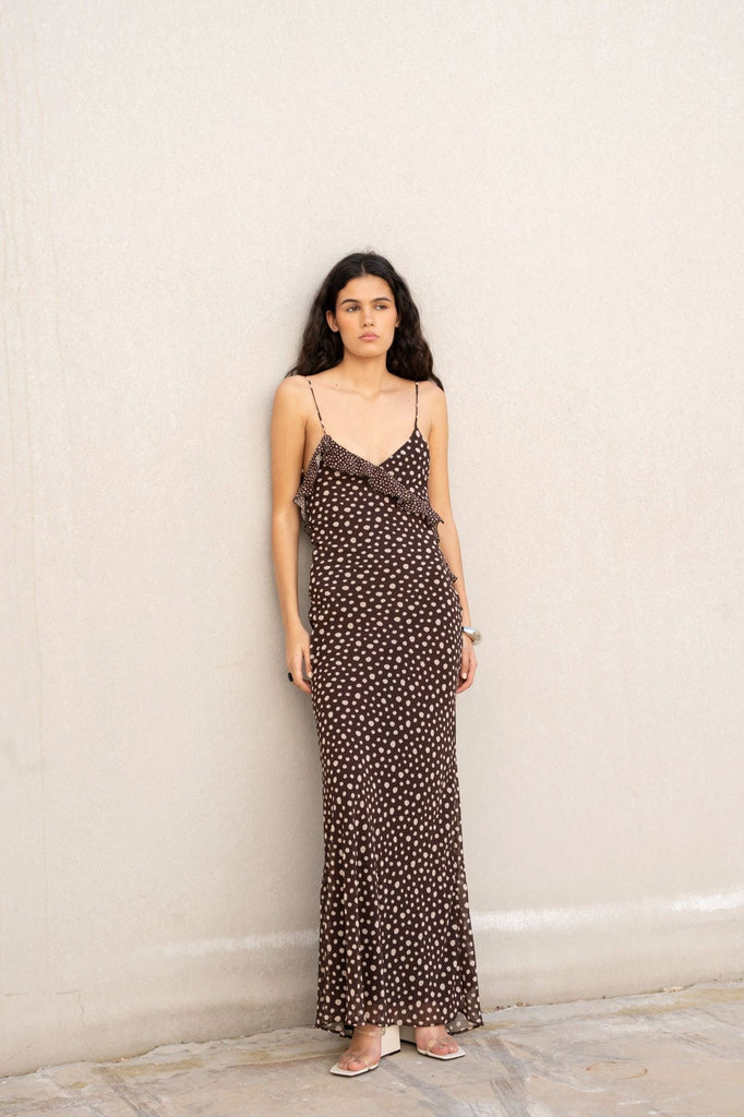 Vestido Bambula de Gasa con Textura