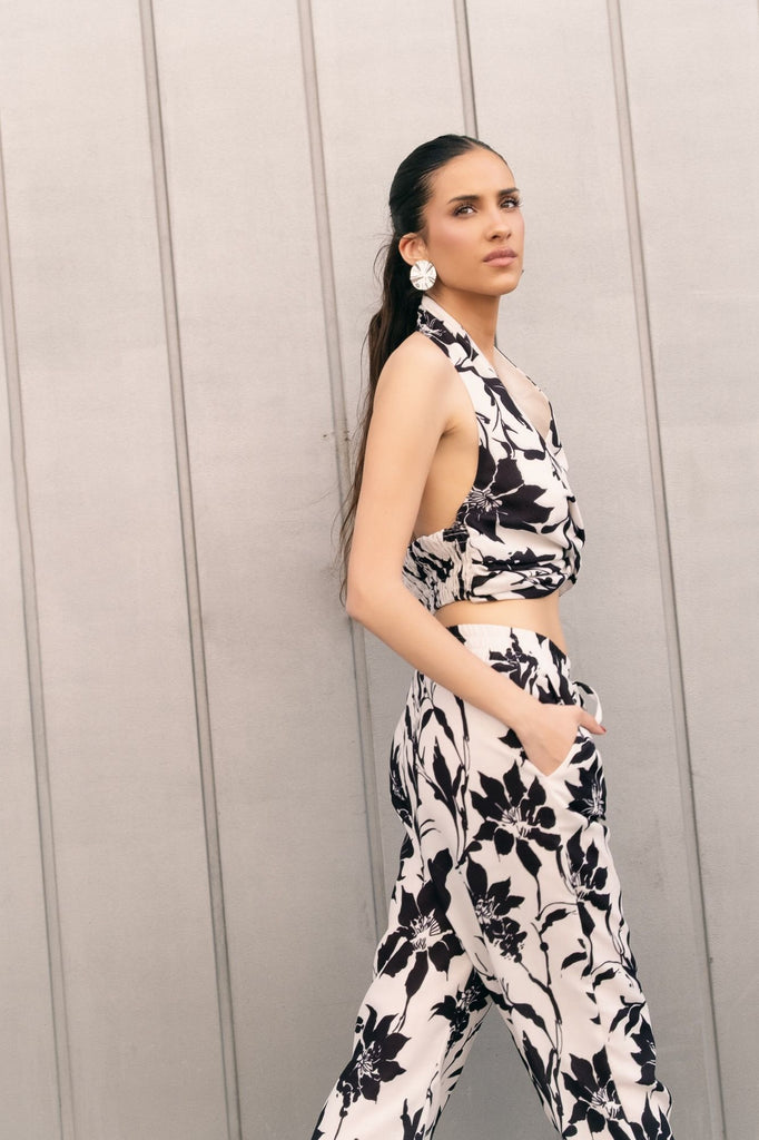 Pantalón de Mujer Fluido Estampado - Tendencia Verano