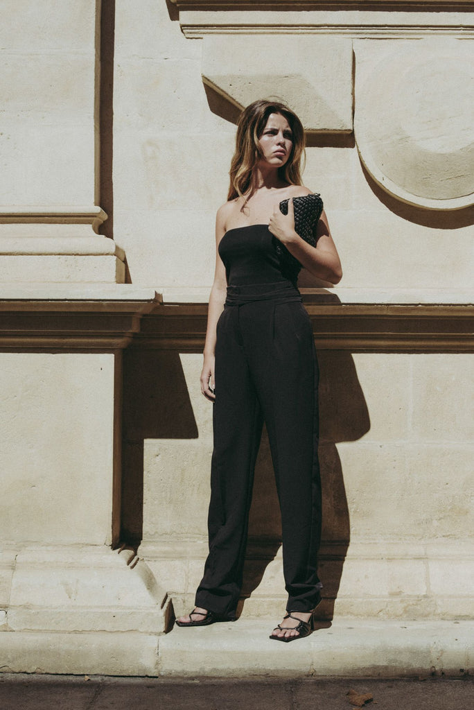 Pantalón Fajín de Algodón con Lazo