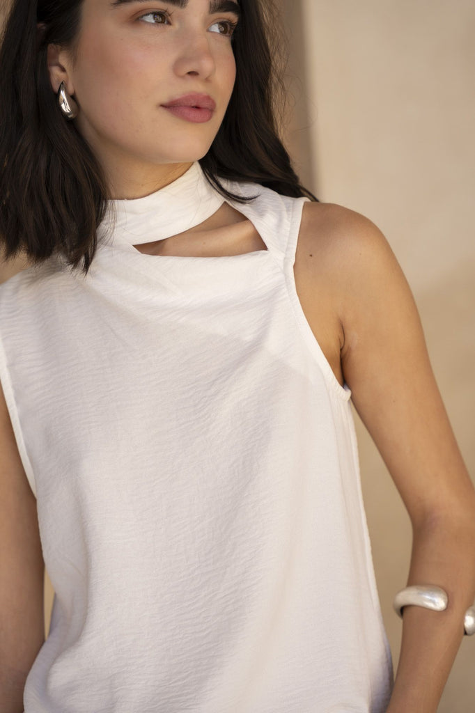 Blusa de manga larga con detalle cut-out