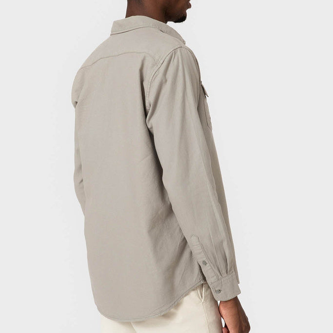 Sobrecamisa de Algodón Con Botones Estilo Urbano Para Hombre Color Verde