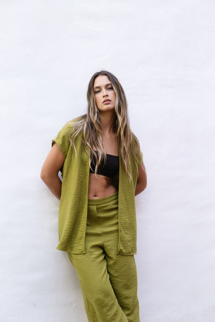 Pantalón Fluido Con Elástico