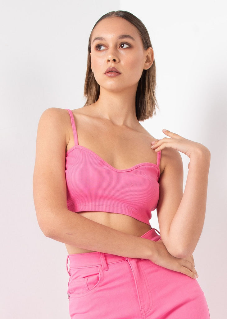 Top Canalé Frunces Detalle de Escote