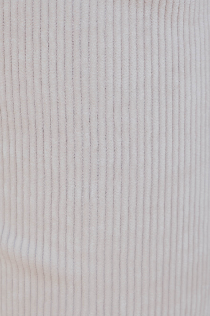 Pantalón Recto de Pana 100% Algodón