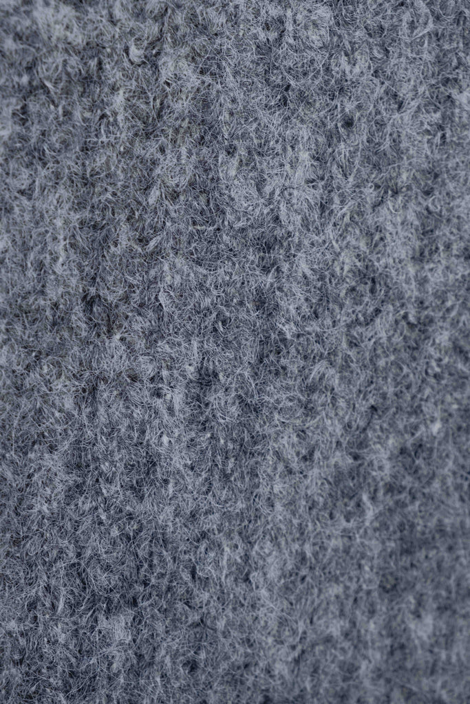 Jersey Oversize de Punto Cuello Redondo Lana y Poliéster Reciclado