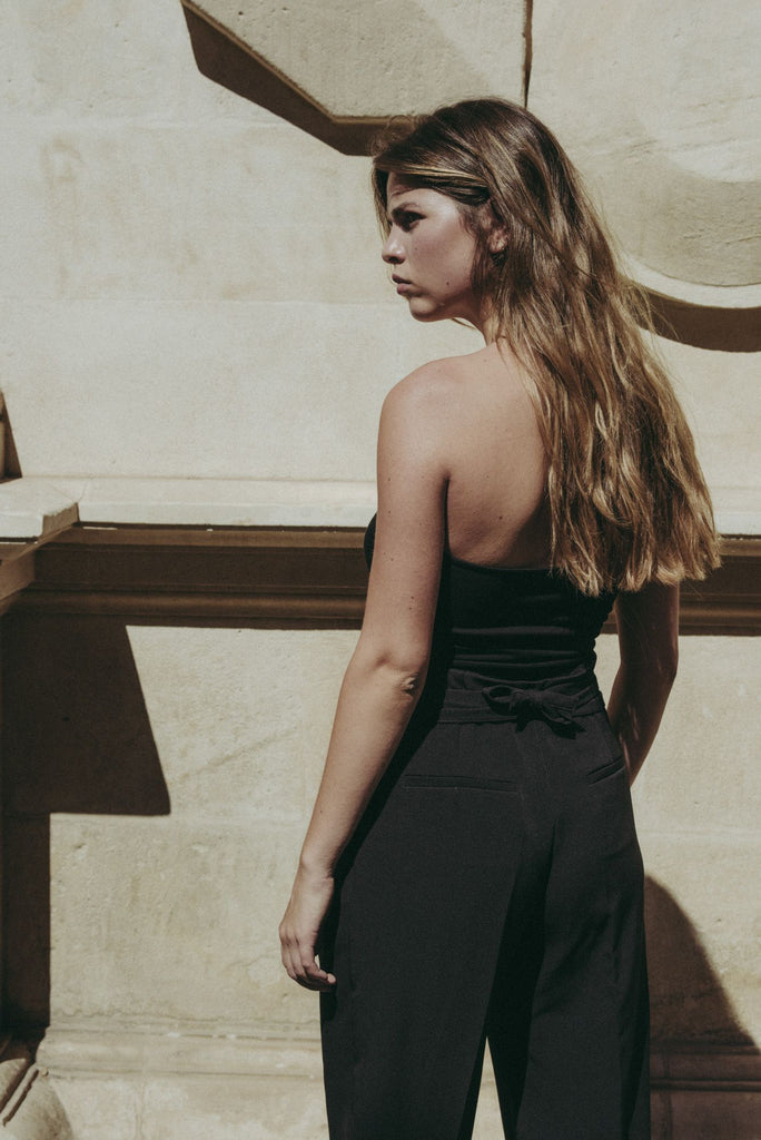 Pantalón Fajín de Algodón con Lazo