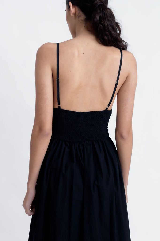 Vestido Midi Bordado Floral