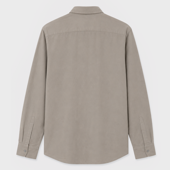 Sobrecamisa de Algodón Con Botones Estilo Urbano Para Hombre Color Verde