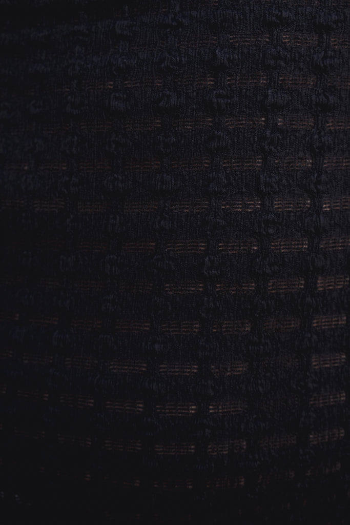 Vestido Midi Asimétrico Punto Calado