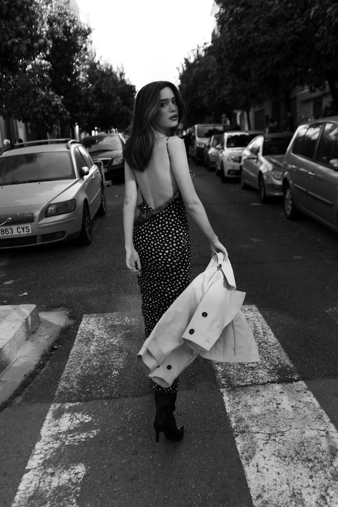 Vestido Bambula de Gasa con Textura