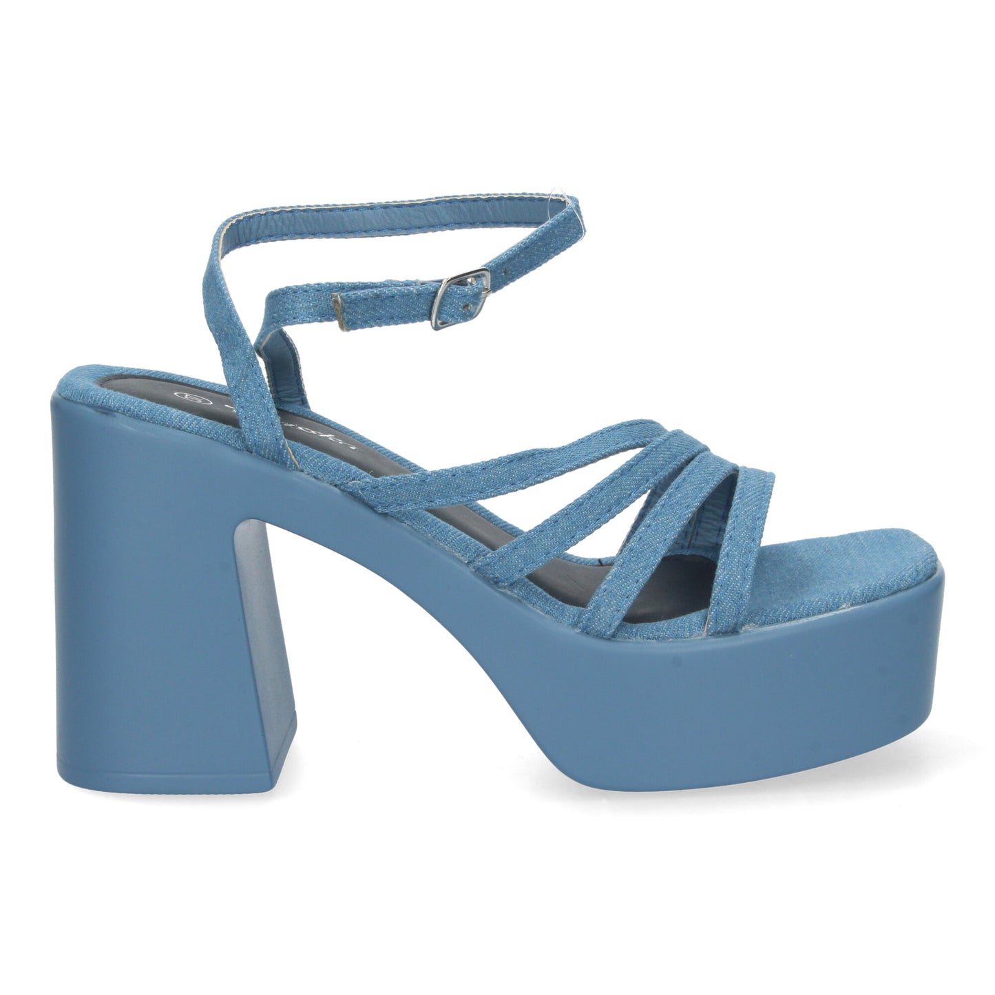 Sandalias de Plataforma para Mujer Comodas con Tiras en la Pala Cierre de Hebilla Elegantes y Perfectas para Eventos Especiales