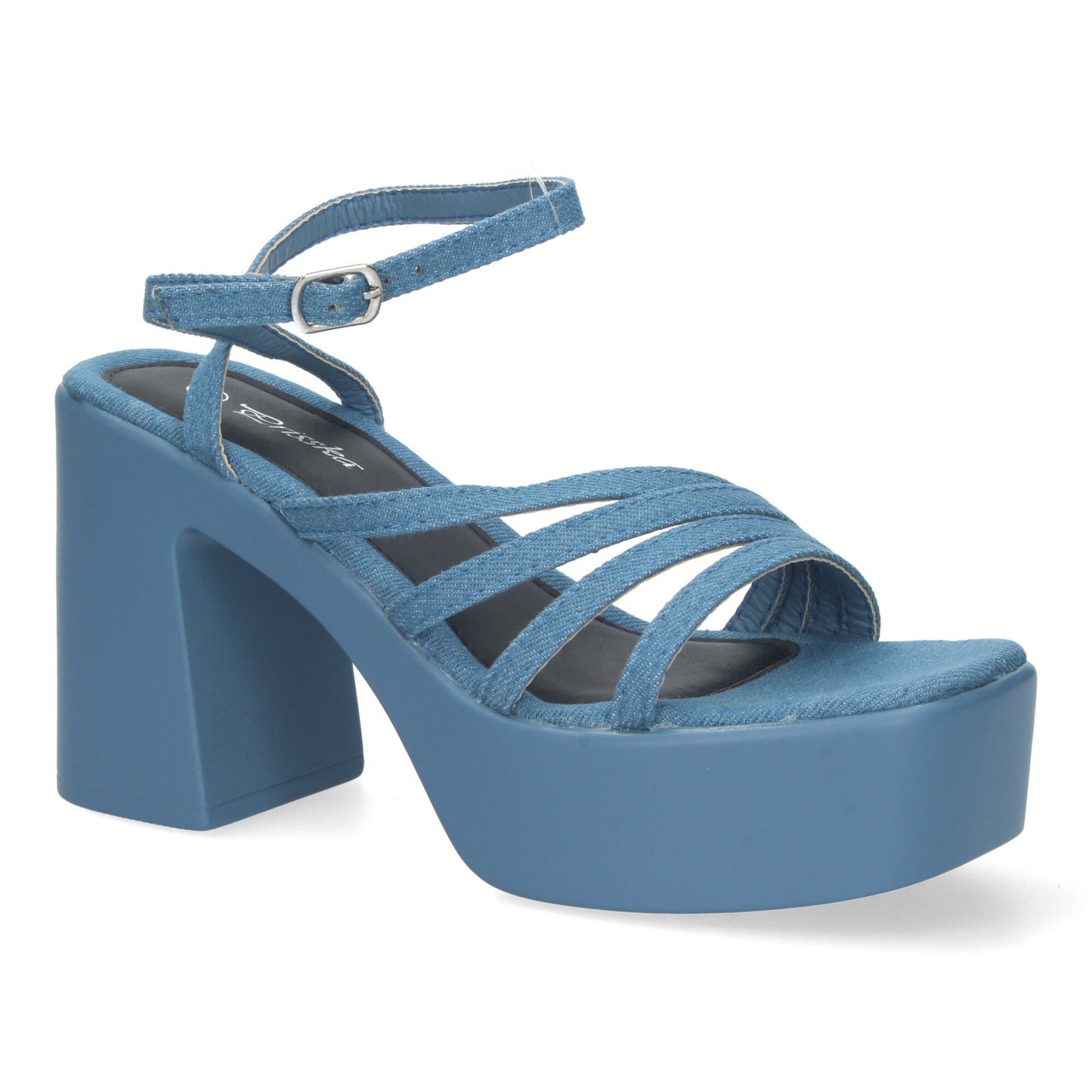 Sandalias de Plataforma para Mujer Comodas con Tiras en la Pala Cierre de Hebilla Elegantes y Perfectas para Eventos Especiales