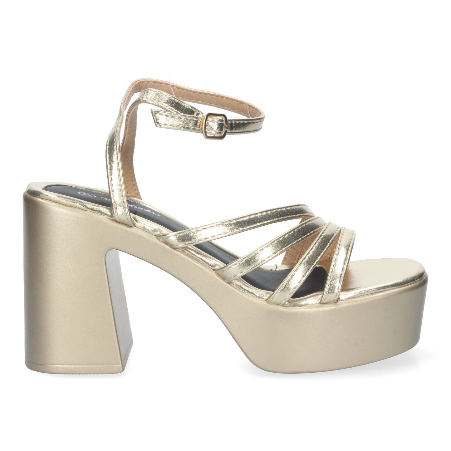 Sandalias de Plataforma para Mujer Comodas con Tiras en la Pala Cierre de Hebilla Elegantes y Perfectas para Eventos Especiales
