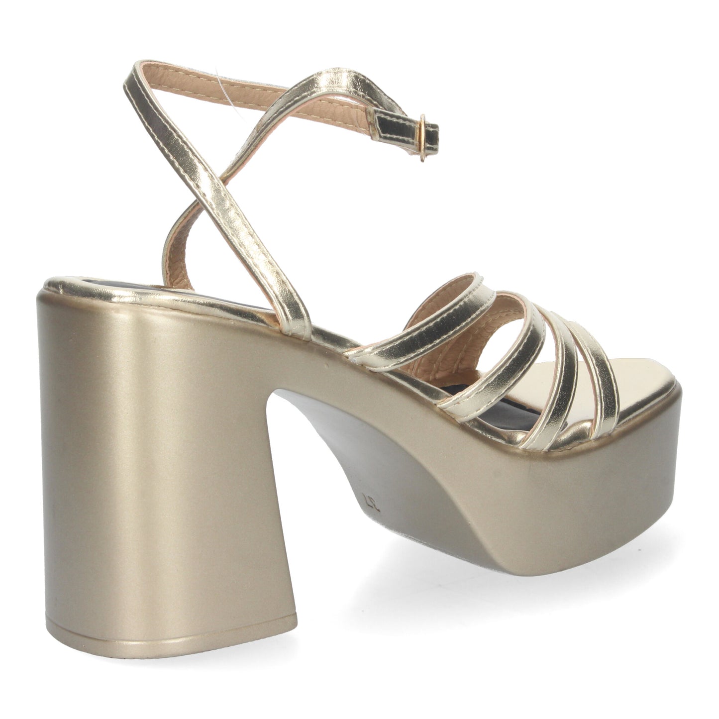 Sandalias de Plataforma para Mujer Comodas con Tiras en la Pala Cierre de Hebilla Elegantes y Perfectas para Eventos Especiales