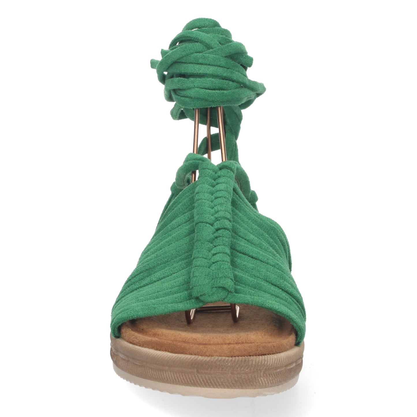 Sandalias tipo gladiador, sandalias planas, sandalias atadas planas, sandalias abiertas, alpargatas planas, esparteras planas sandalias tendencia verano 2023, descubre los cupones descuentos de Let’s Secrets AF-1666-Kaki