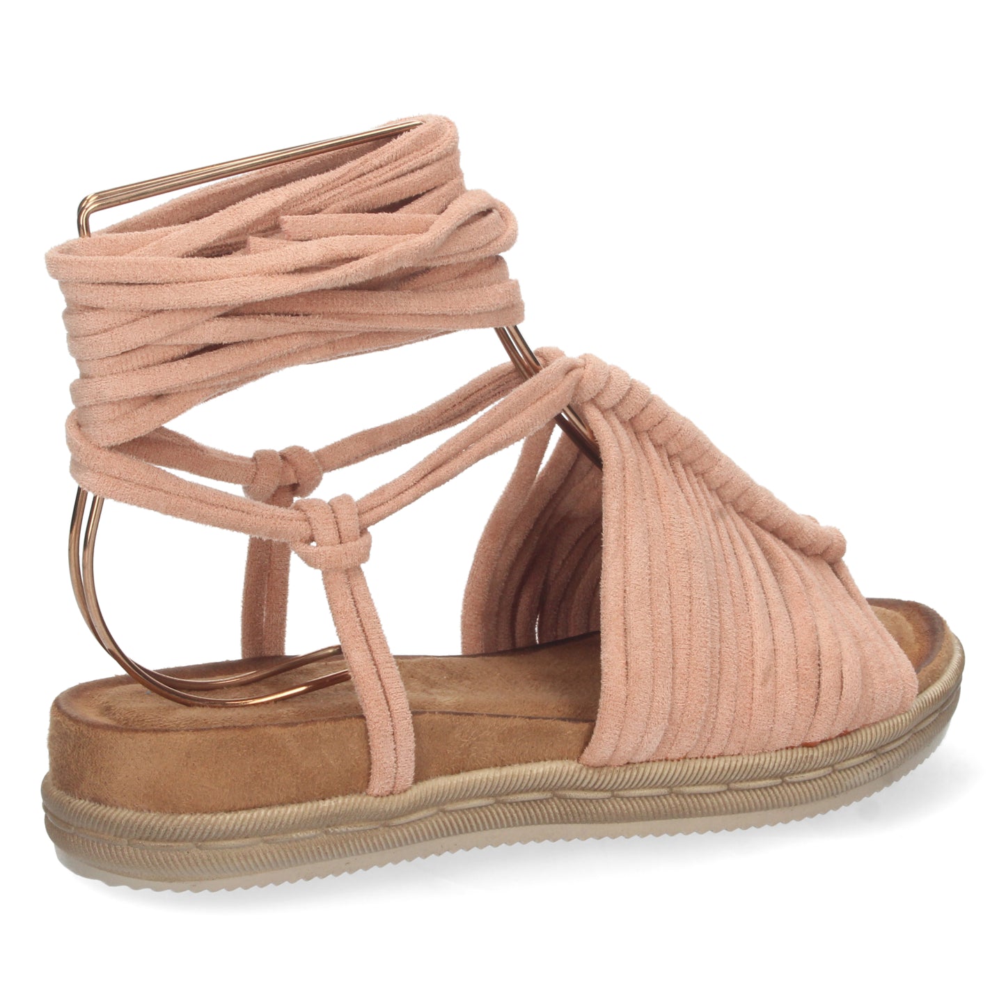 Sandalia plana para mujer, sandalias rosa para mujeres, Sandalias planas de verano 2023 para mujer, sandalias de mujeres, descubre los cupones de Let's Secrets1AF-1666-Rosa