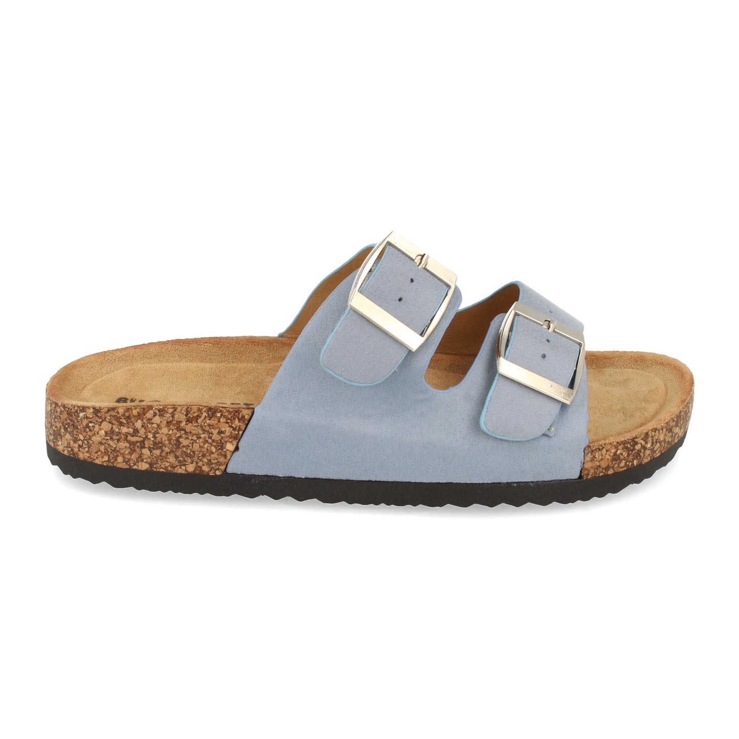 Sandalia Plana de Mujer con Planta de Anatómica de Bio y Hebillas Primavera Verano