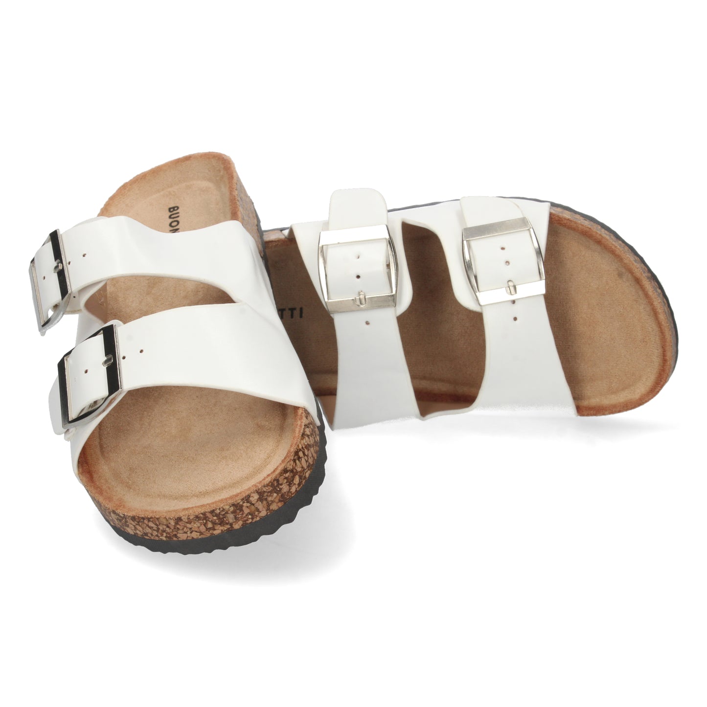 Sandalia Plana de Mujer con Planta de Anatómica de Bio y Hebillas Primavera Verano