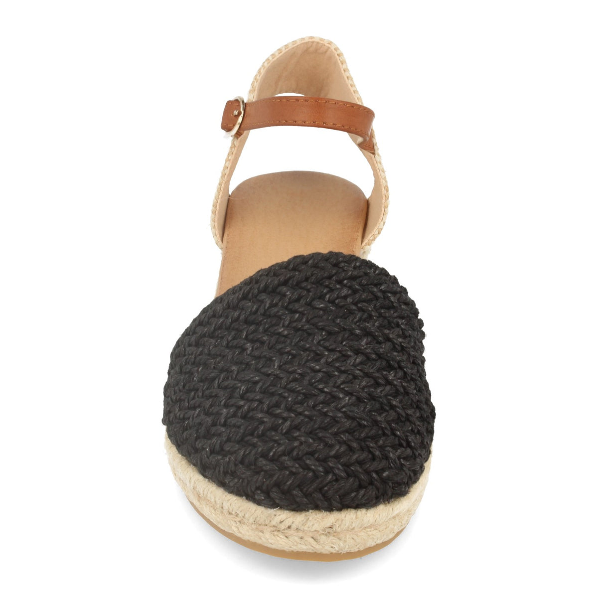 Sandalias con cuña para mujeres, descubre los cupones de Let's Secrets1N-0016-Negro