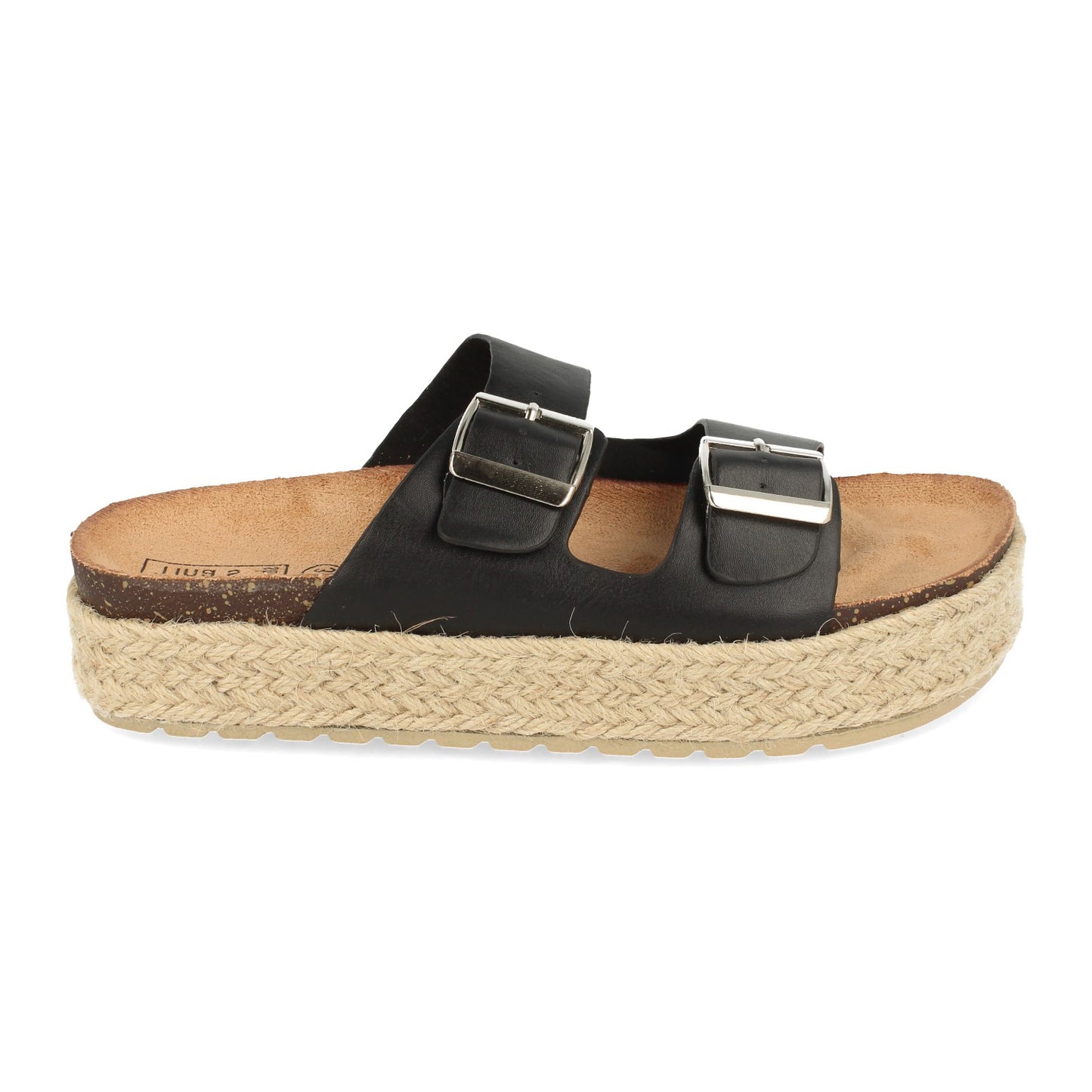 Sandalias planas de verano, sandalias planas de mujer, descubre los descuentos de Let’s Secrets 21301-Negro