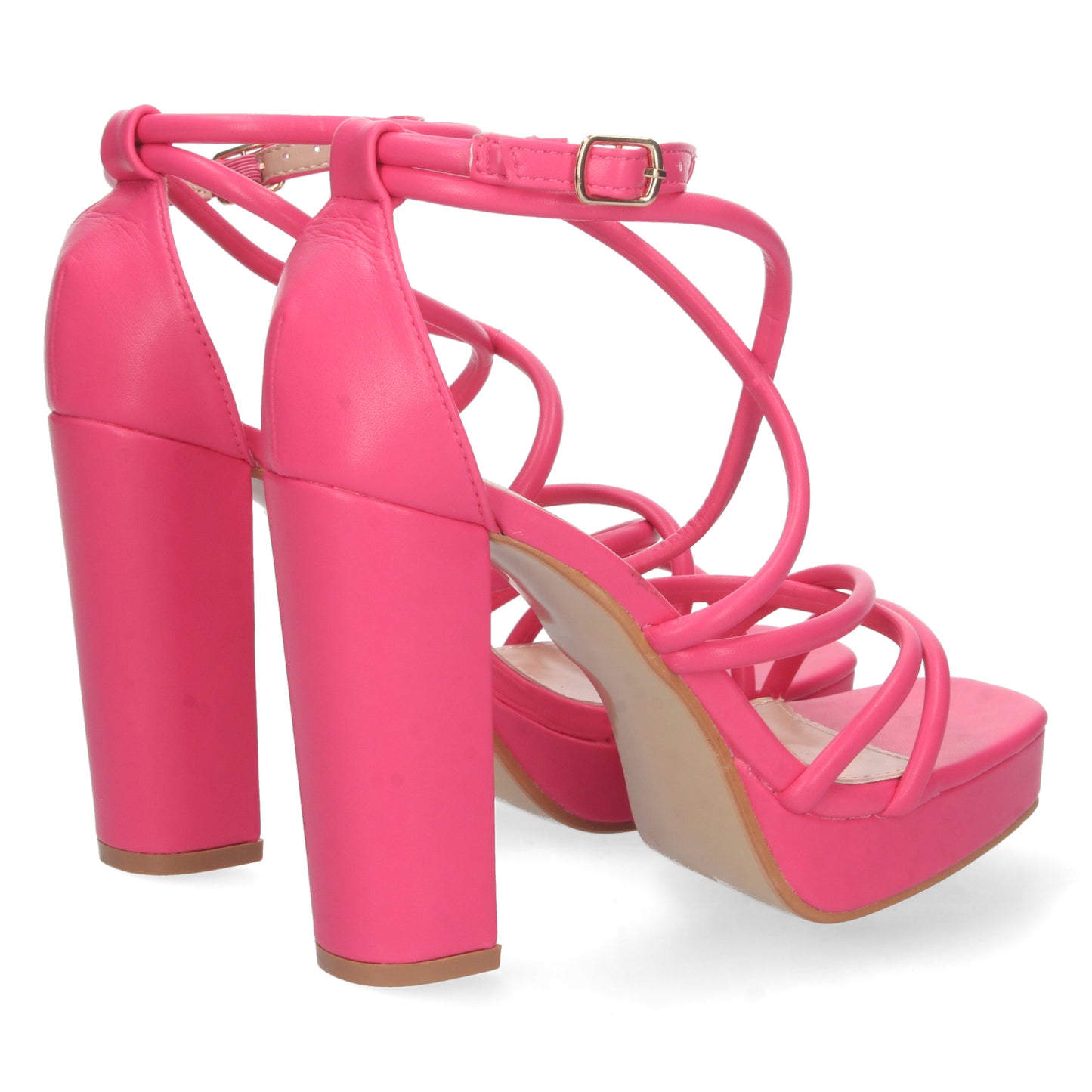 Zapatos de tacón alto  color fucsia, zapatos color fucsia, Sandalias planas de verano 2023 para mujer, sandalias de mujeres, descubre los cupones de Let's Secrets2BL-2099-Fucsia