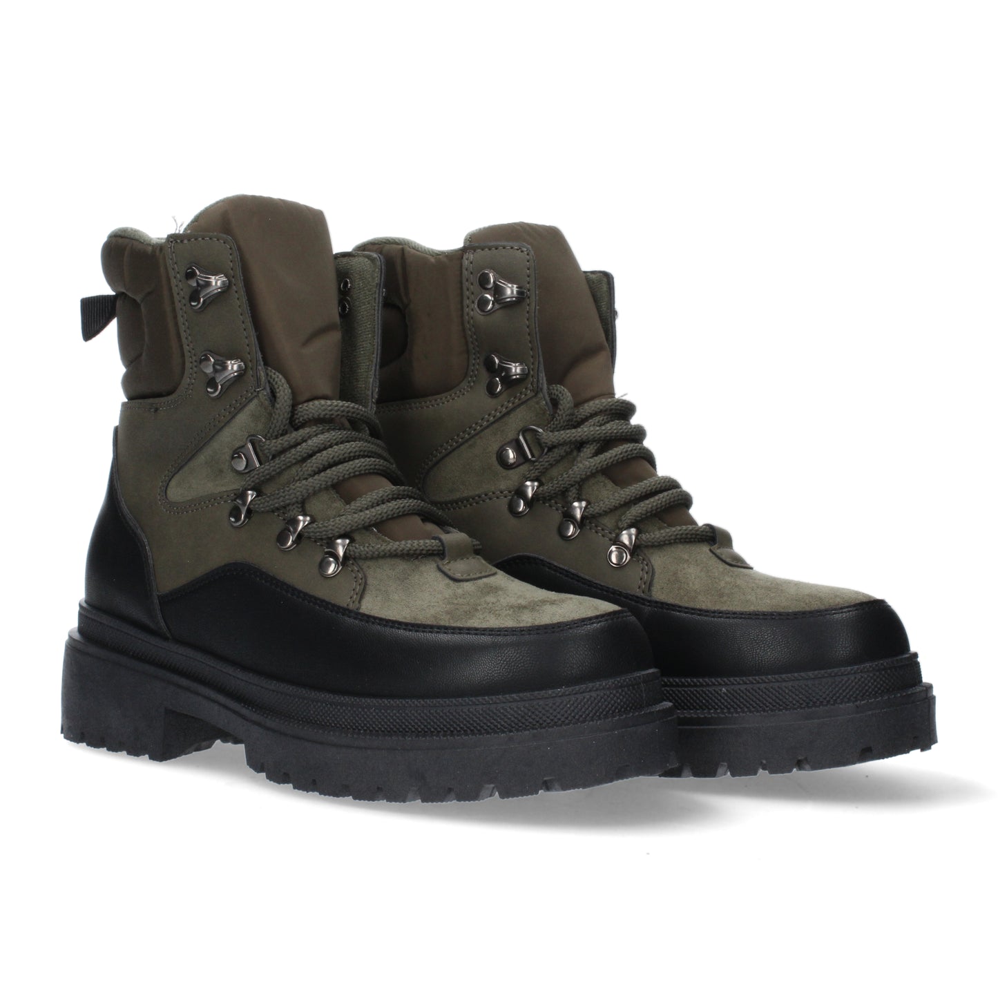 Botín Plano para Mujer Cómodo con Estampado Multicolor y Cierre de Cordones