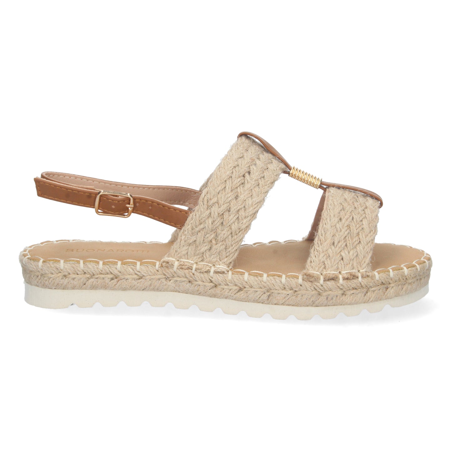 Sandalias planas tipo esparteras, alpargatas planas, esparteras planas, sandalias tendencia verano 2023, descubre los cupones descuento de Let’s Secrets 2FB-2181-Apricot