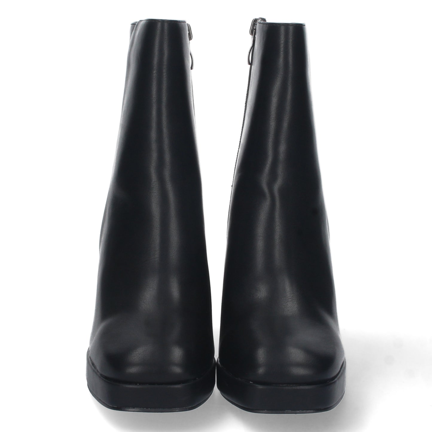 Botín de Tacón Alto para Mujer Cómodo con Estampado Liso y Cierre de Cremallera Otoño Invierno