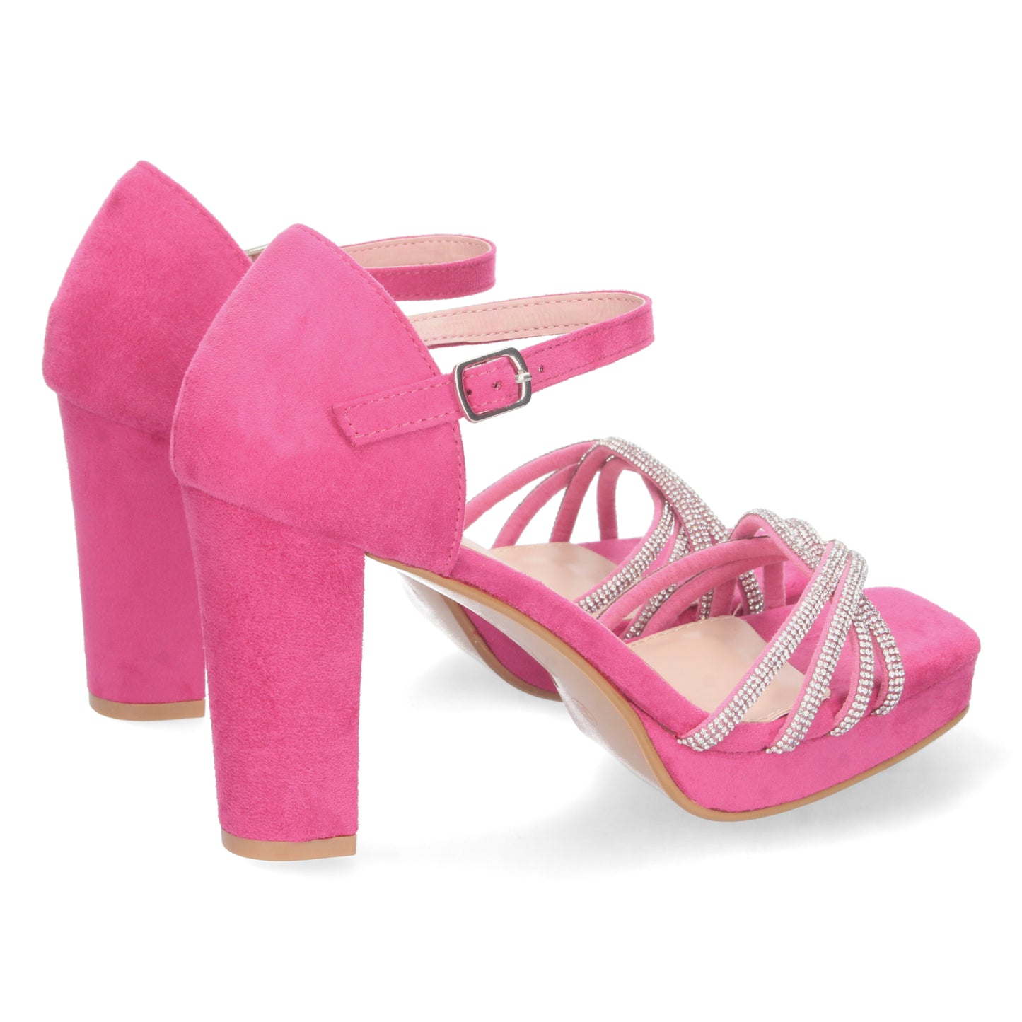Zapatos de tacón alto, sandalias de tacón alto, zapatos de verano de tacón, descubre los cupones descuento de Let’s Secrets 2WL-2107-Fucsia