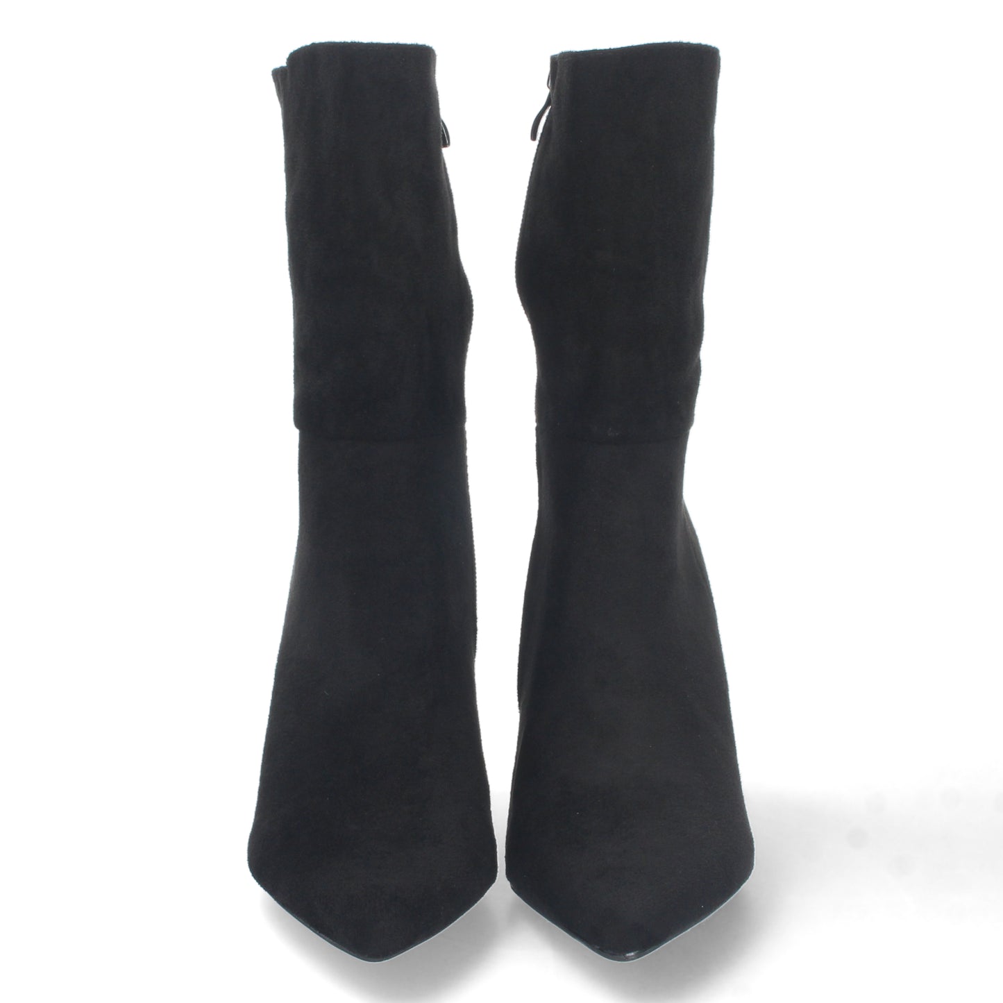 Botín para Mujer de Tacón Decorado con Strass de Punta Fina y Cierre de Cremallera Otoño Invierno