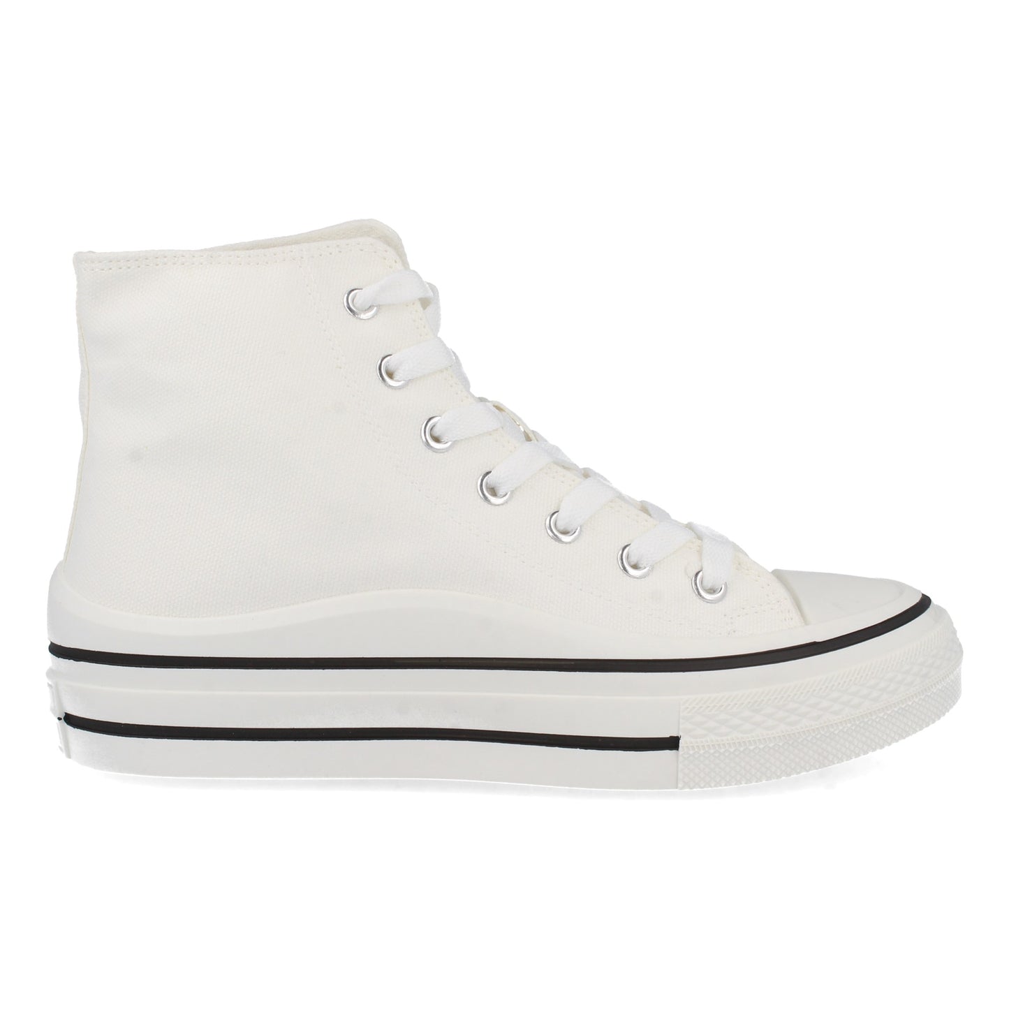 Botas tipo tenis, botas al estilo convers, zapatillas tipo bota, consigue hasta un 20 % de descuento con los cupones de Let’s Secrets ABX0211-Blanco