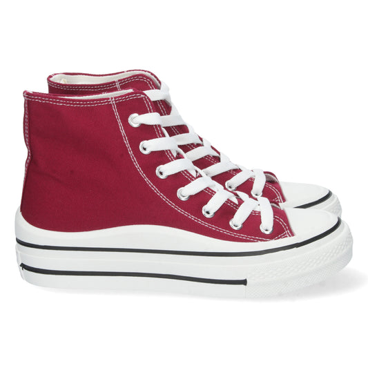 Zapatillas, zapatillas tipo tenis, zapatillas de lona,  consigue hasta un 20 % de descuento con los cupones de Let’s Secrets ABX0211-Burdeos