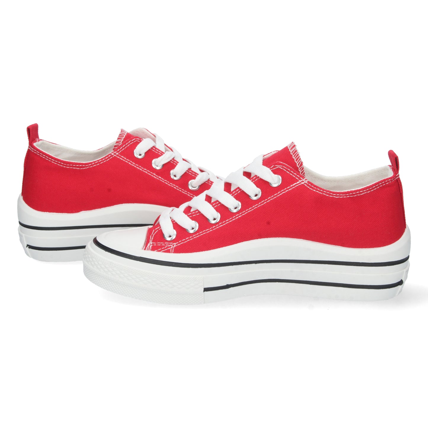 Zapatillas, zapatillas tipo tenis, zapatillas de lona,  consigue hasta un 20 % de descuento con los cupones de Let’s Secrets ABX0212-Rojo