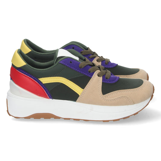 Zapatillas para mujer, snakers de mujer, descubre los cupones descuento de Let’s Secrets B211030-Verde