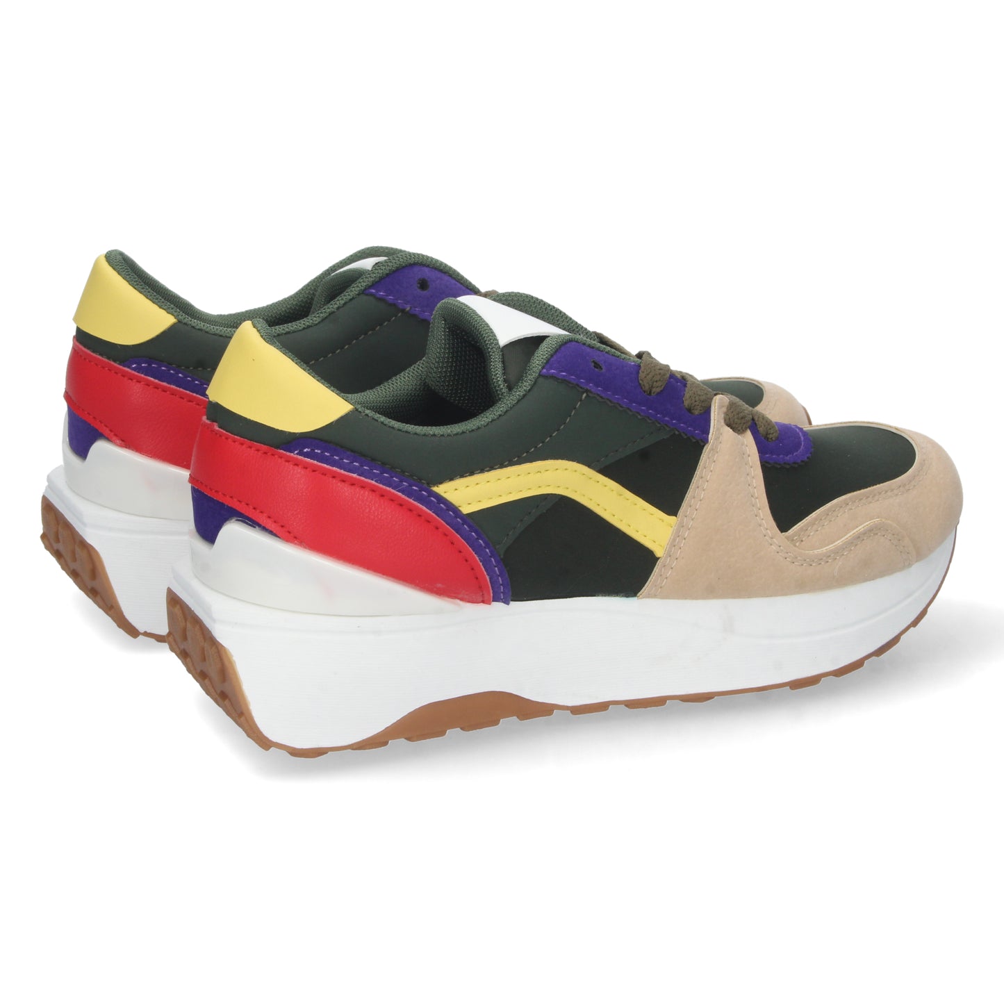 Zapatillas para mujer, snakers de mujer, descubre los cupones descuento de Let’s Secrets B211030-Verde