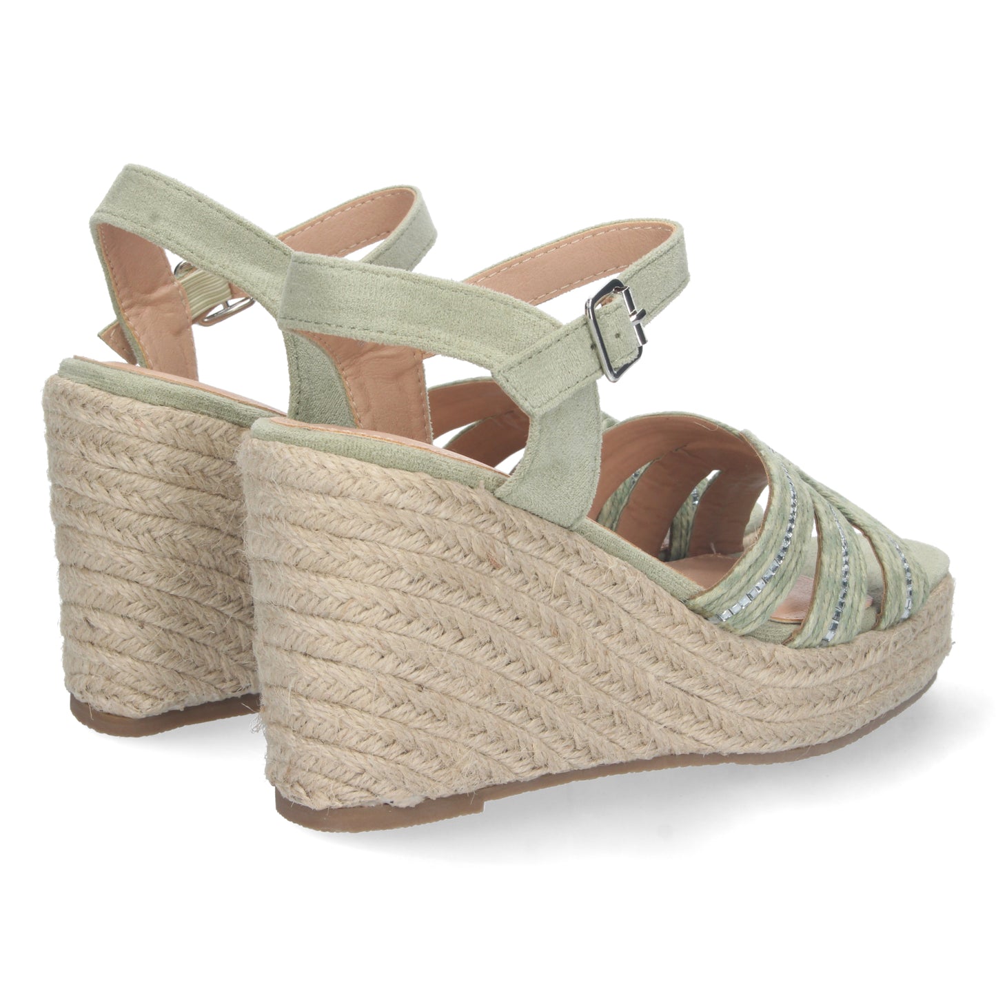 Sandalias de cuña de mujer, descubre los descuentos de Let’s Secrets C5062-Verde