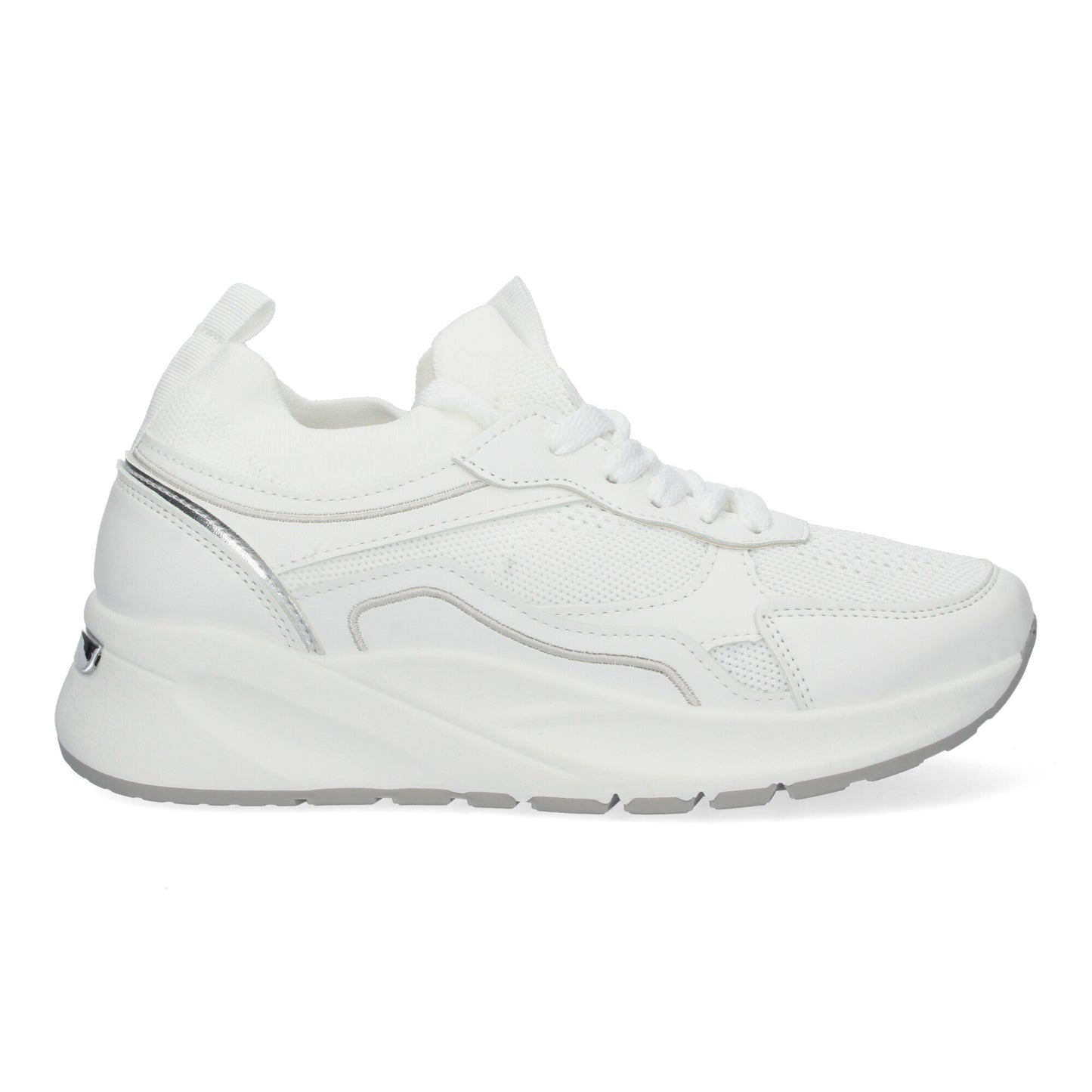 Zapatillas Casual para Mujer con Plataforma Dentada Diseño Elegante Cierre de Cordones Comodos Perfectas para Cualquier Ocasión