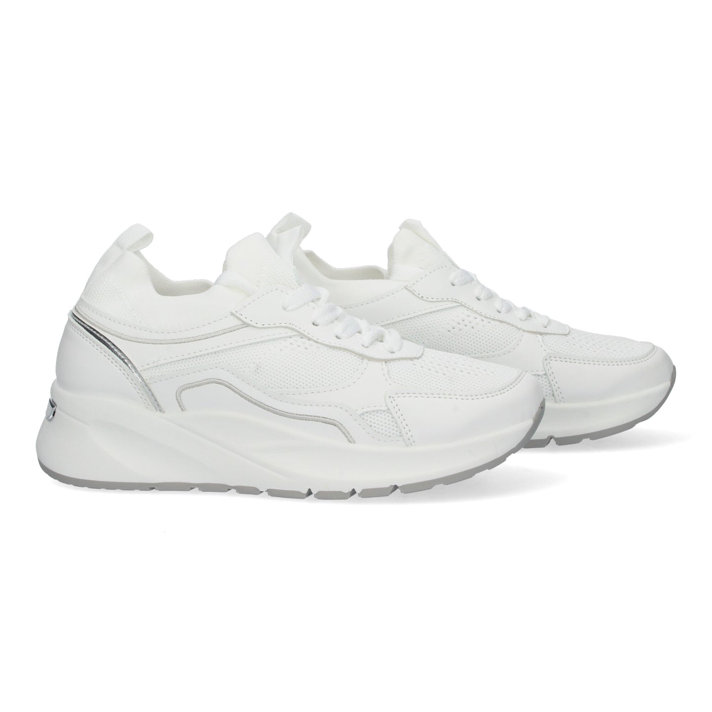 Zapatillas Casual para Mujer con Plataforma Dentada Diseño Elegante Cierre de Cordones Comodos Perfectas para Cualquier Ocasión