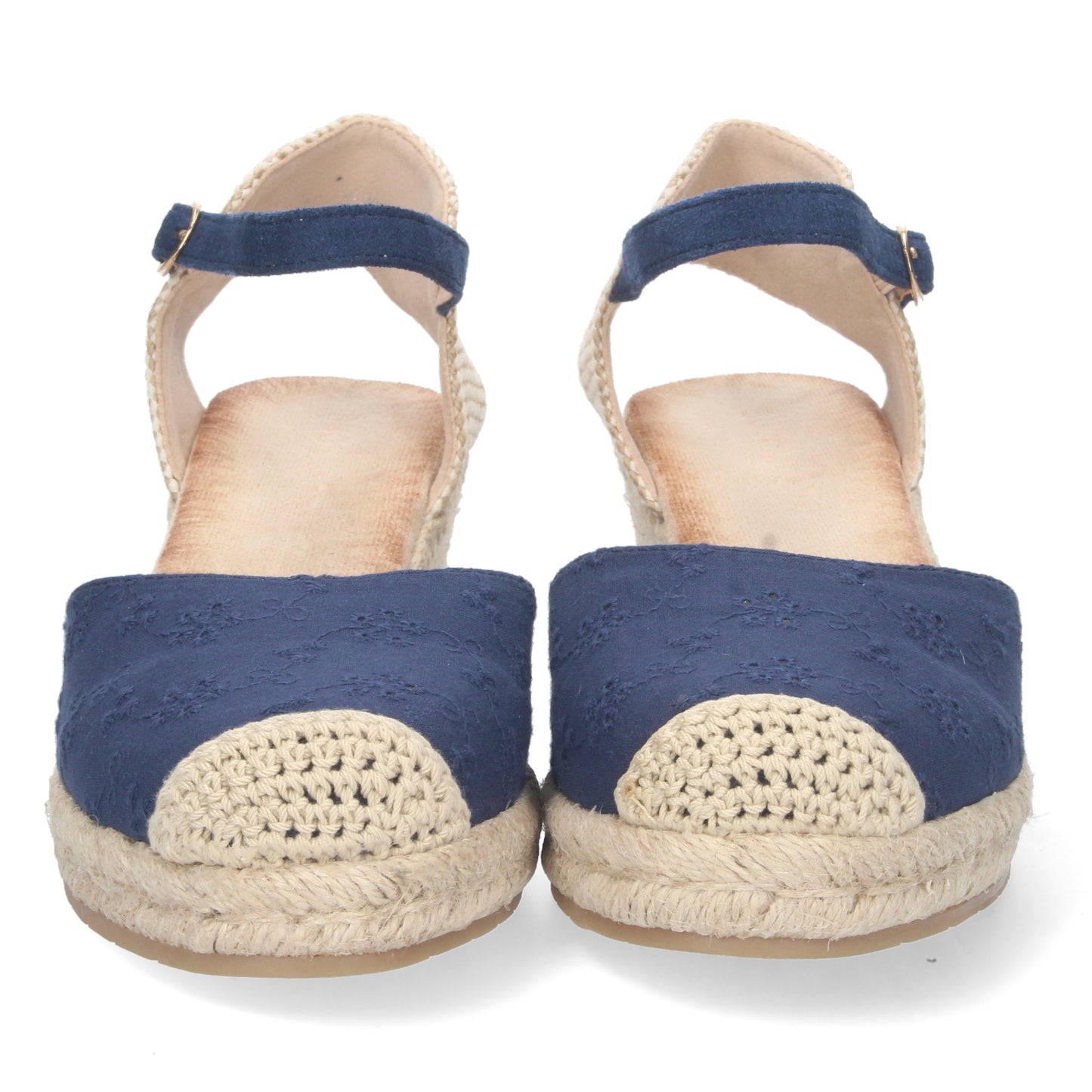 Sandalias de cuña, alpargatas de cuña, sandalias esparteras, sandalias tendencia verano 2023, descubre los cupones descuento de Let’s Secrets CF-2198-Azul