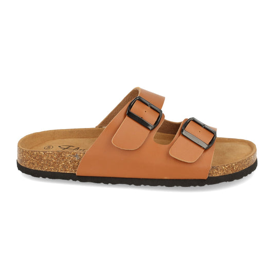 Sandalias planas de verano, sandalias planas de mujer, descubre los descuentos de Let’s Secrets M-151-Camel