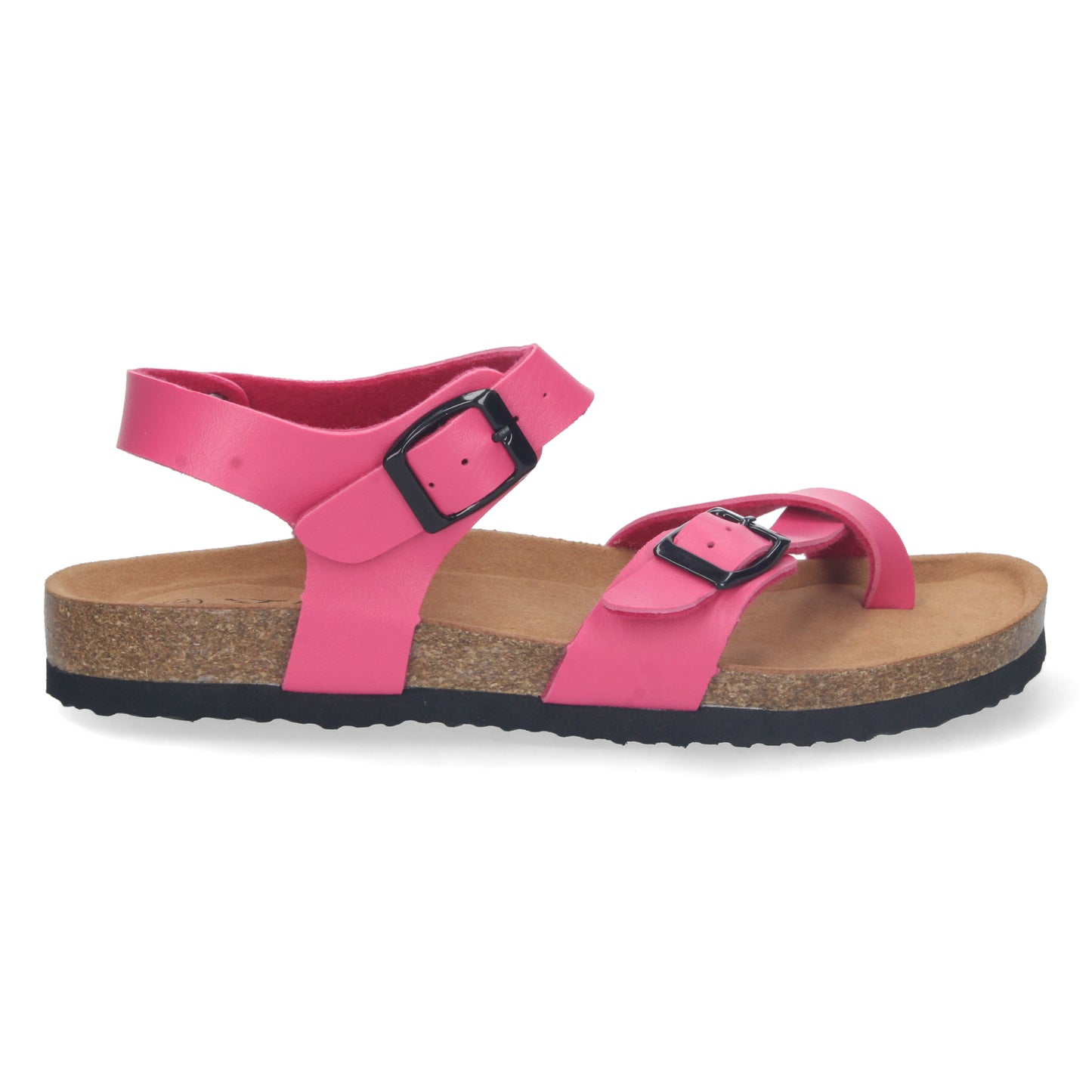 Sandalias fucsia, Sandalias planas, sandalias atadas planas, sandalias abiertas con cuña, sandalias tendencia verano 2023, consigue hasta un 20 % de descuento con los cupones de Let’s SecretsM-202-Fucsia