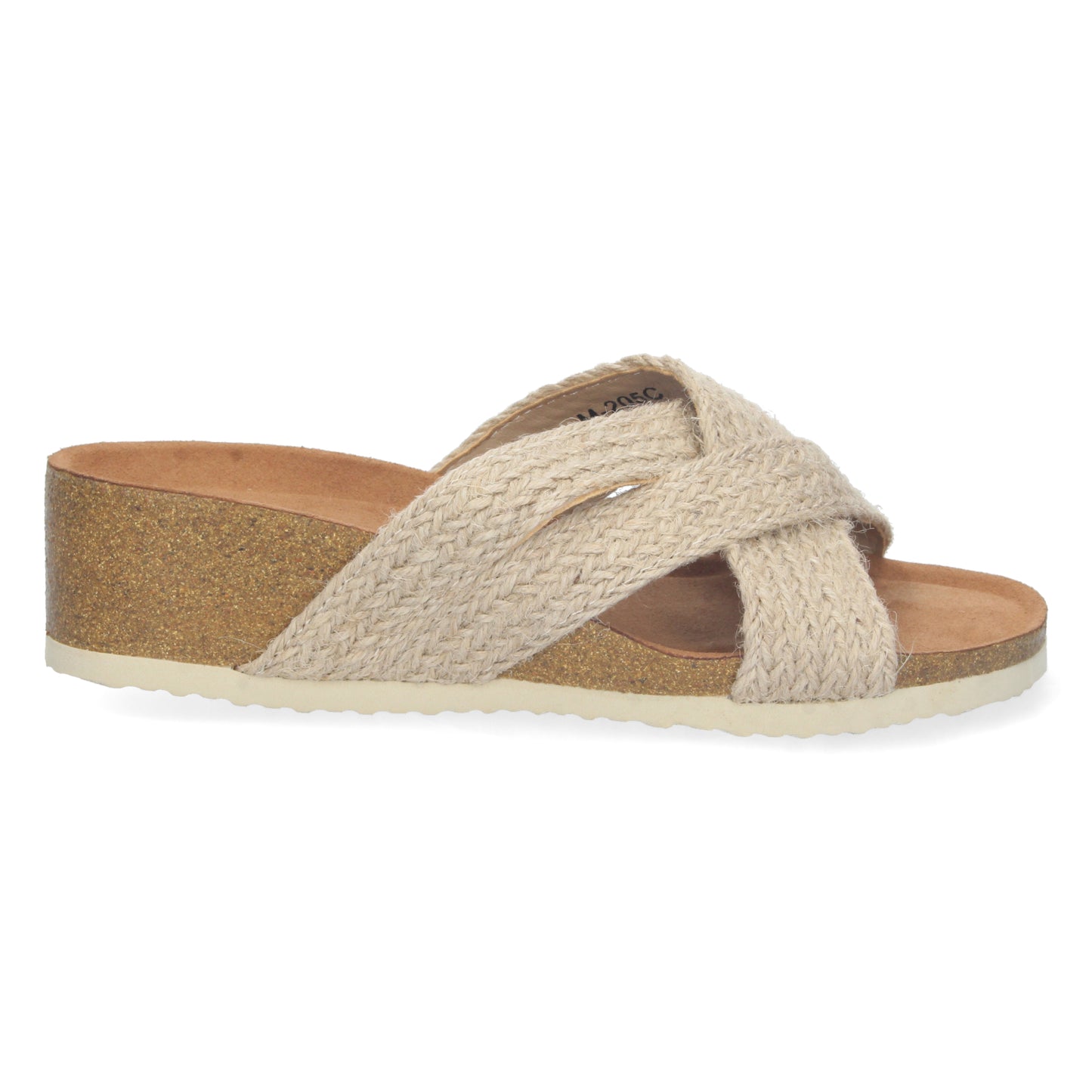 Chanclas de mujer, sandalias tipo chancla, sandalias planas, descubre los cupones de Let's Secrets M-205-Beige