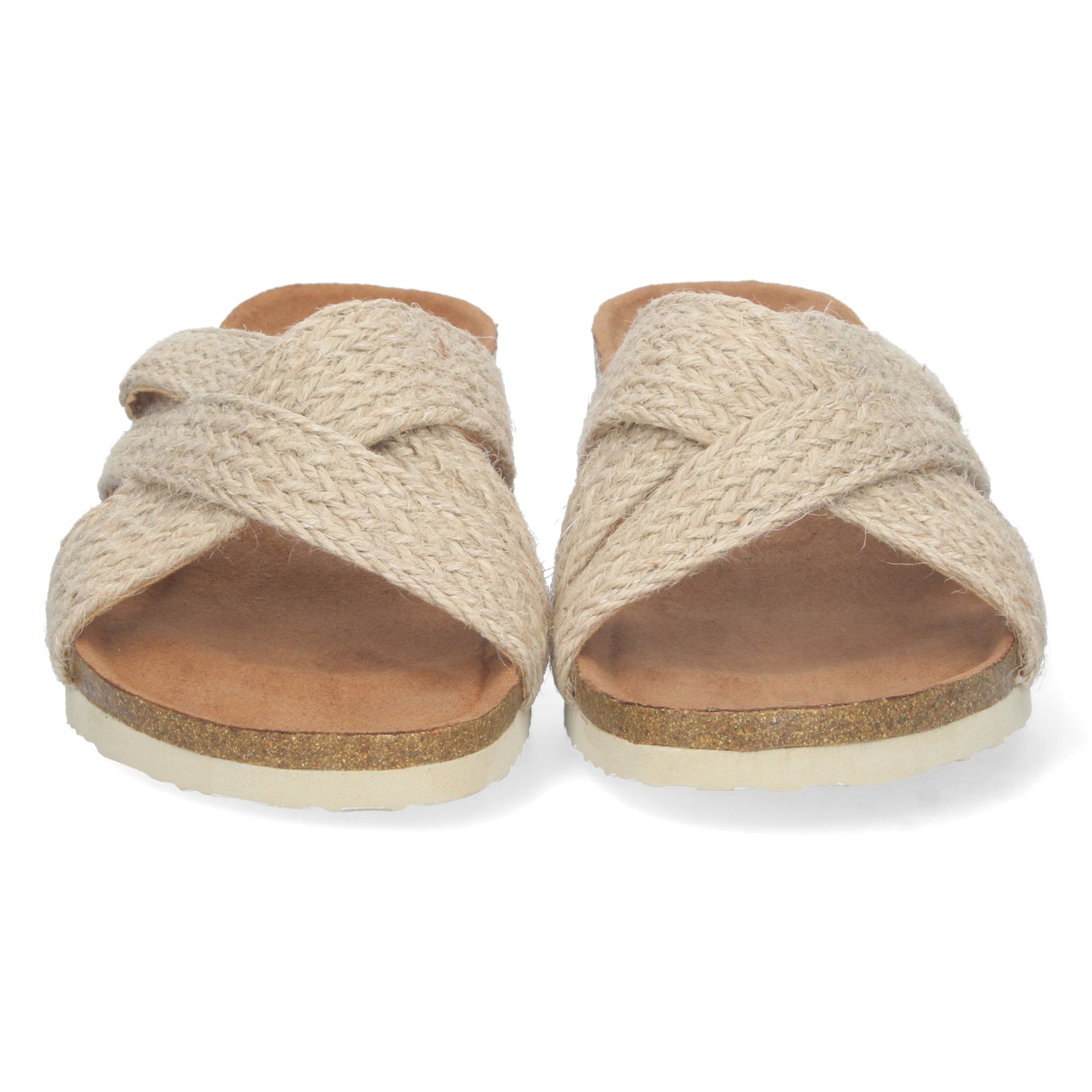 Chanclas de mujer, sandalias tipo chancla, sandalias planas, descubre los cupones de Let's Secrets M-205-Beige